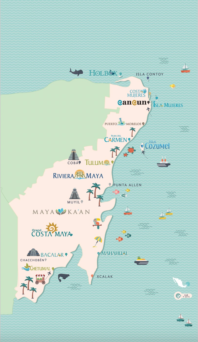 Ilustración de bandera de México